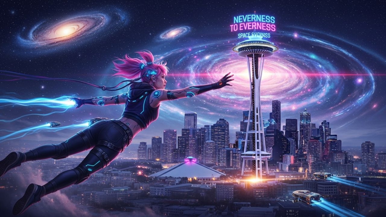Zentreya Neverness to Everness Space Needle