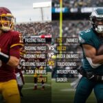 washington commanders vs philadelphia eagles match player stats