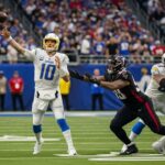 chargers vs atlanta falcons match player stats