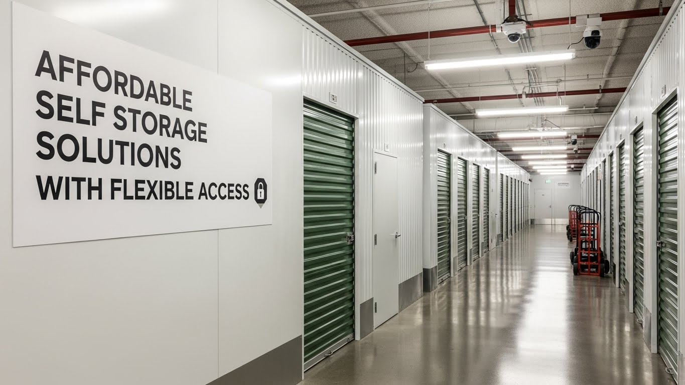 Affordable Self Storage Solutions with Flexible Access