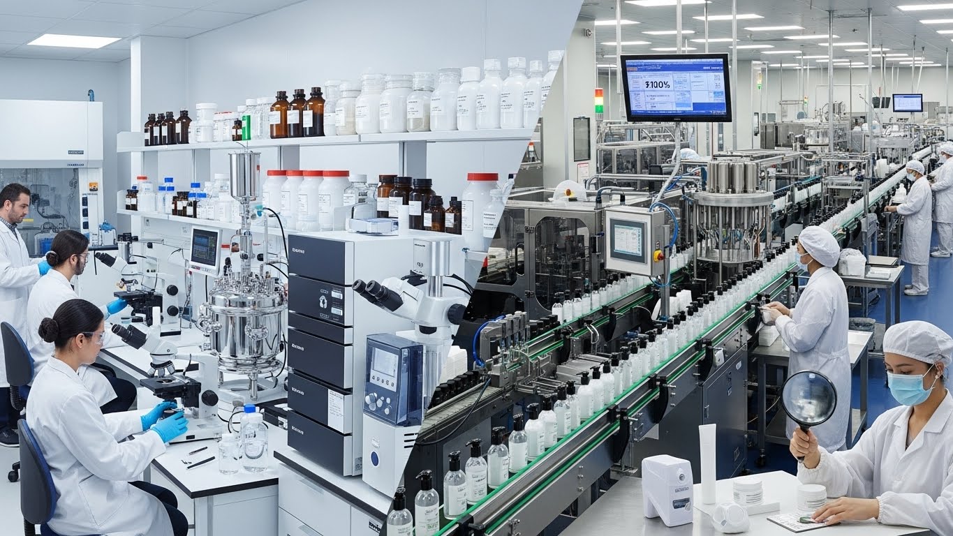 Skincare Brands Scale Production