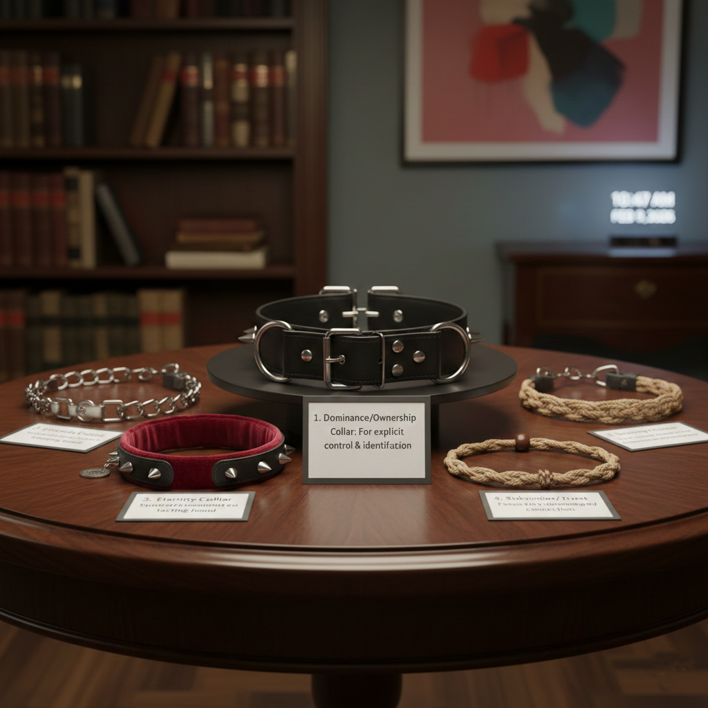Types of BDSM Collars and Their Unique Purposes